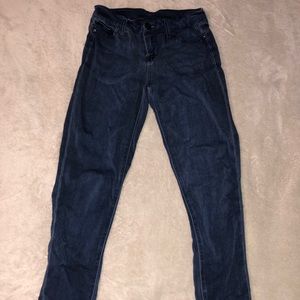 Ankle cut stretch skinny jeans